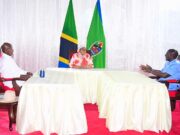 RAIS DK. SAMIA AKUTUNA NA RUTO NA MSEVENI ZANZIBAR