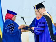 RAIS DK.SAMIA ATUNUKIWA UDAKTARI WA FALSAFA WA HESHIMA