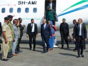 RAIS DK.MWINYI AWASILI JIJINI DAR ES SALAAM