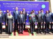 RAIS DK.SAMIA AKIWA PAMOJA NA VIONGOZI WENGINE KATIKA MKUTANO WA 44 WA WAKUU WA NCHI