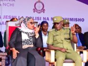 RAIS DK.SAMIA ASHIRIKI KILELE CHA MAADHIMISHO YA MIAKA 6O YA JESHI LA POLISI.