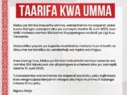 Simba yadai kutoshiriki mchezo mwingine na Yanga isipokuwa Juni 15.