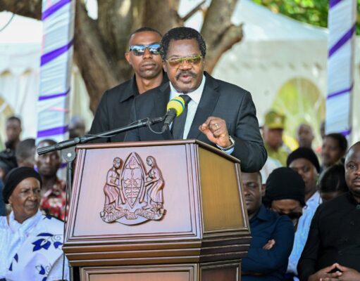 Dk. Nchimbi aongoza waombolezaji katika mazishi ya Marehemu Jenista Mhagama