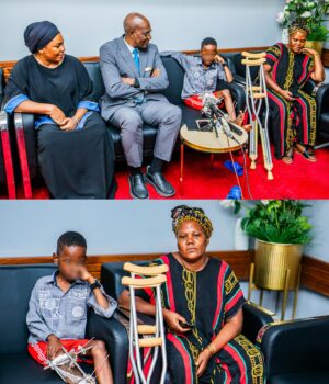 Mtoto aliyesaidiwa na Dk. Samia aanza matibabu ya kibingwa MOI